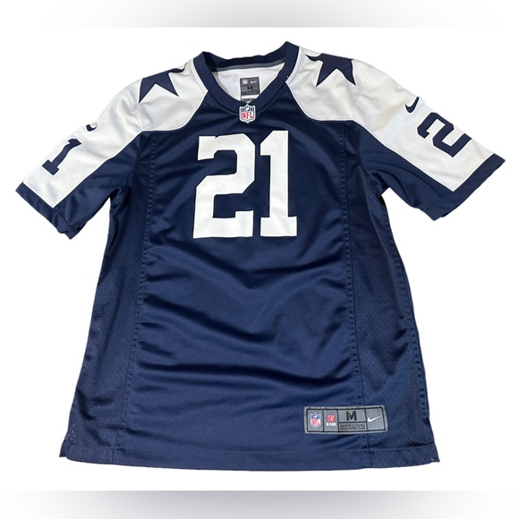 Nike Men Dallas Cowboys Ezekiel Elliot‎ Sz Medium Jersey - Picture 1 of 8